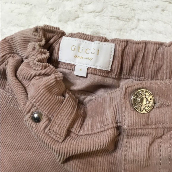 Gucci Pink Corduroy girls pants size 6 - Picture 12 of 12